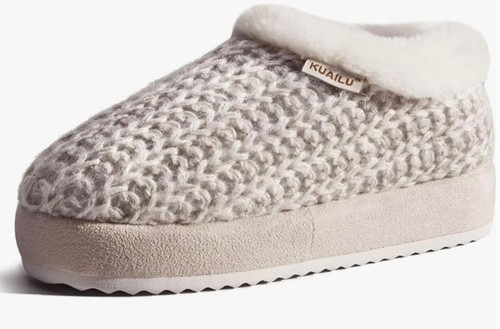 Kuailu womens beige knitted - kuailu,