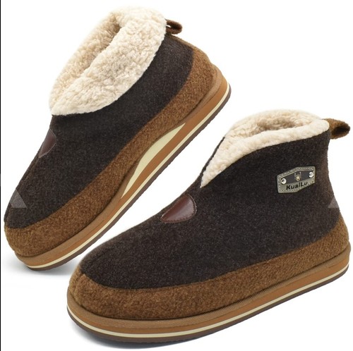 Men felt boot slippers - men's,