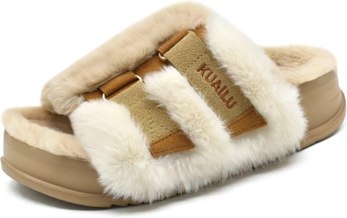 Kuailu womens fluff platform - kuailu,