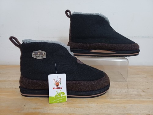 Kuailu mens black brown warm - mens, black/brown