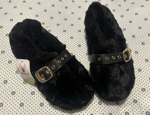 Kuailu women black - black, slippers