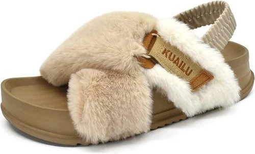 Womens fuzzy criss cross - womens,